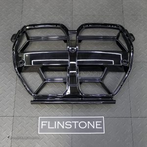 กระจังหน้า สำหรับ BMW M3 G80-M4 G82 ทรง CSL สีดำเงา