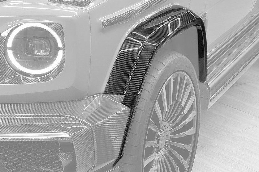 แก้มข้างหลัง Carbon Fiber MERCEDES BENZ W464 G-Class ทรง TOPCAR INFERNO 8 ชิ้น #2