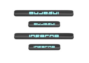 Door Sill Trim Carbon Fiber MERCEDES BENZ W464 G-Class style TOPCAR INFERNO 4 pieces(2X2)