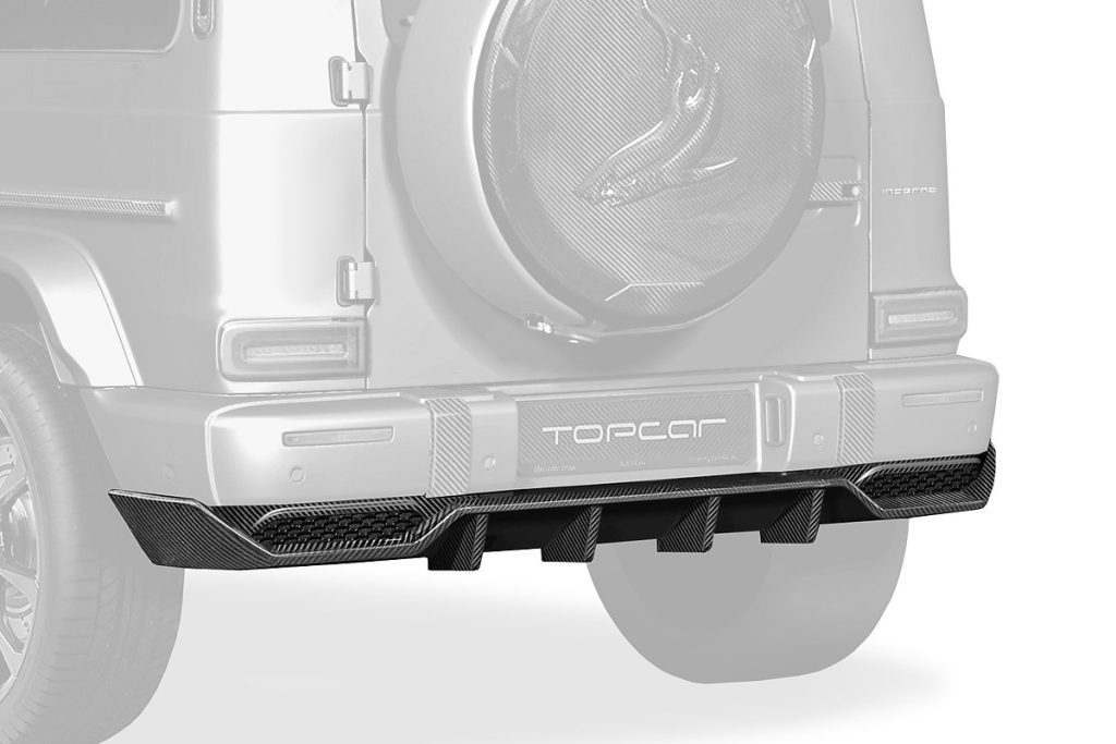 ดิฟฟิวเซอร์ท้าย Carbon Fiber MERCEDES BENZ W464 G-Class ทรง TOPCAR INFERNO Light