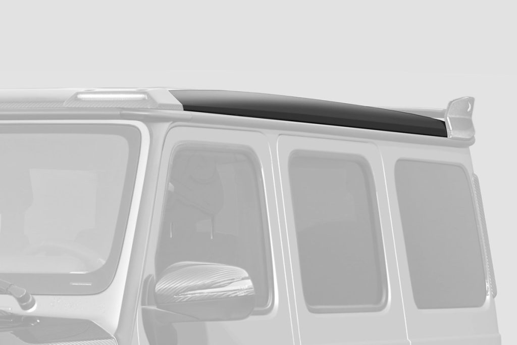 หลังคา Carbon Fiber MERCEDES BENZ W464 G-Class แบบพ่นสี ทรง TOPCAR INFERNO Light 2 ชิ้น