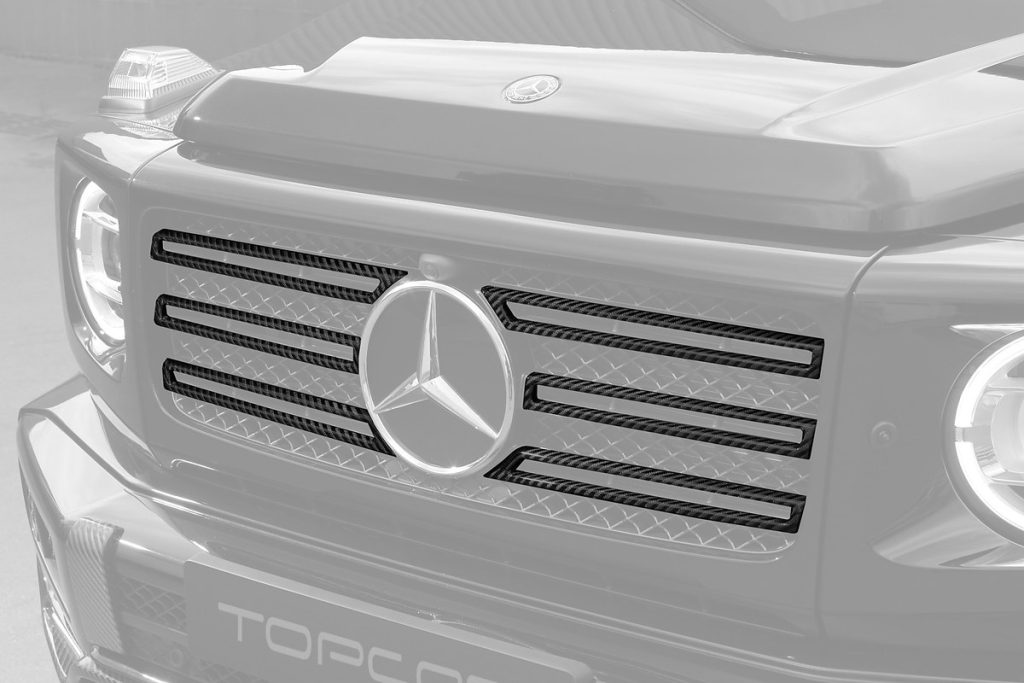 กระจังหน้า ชิ้นเสริม MERCEDES BENZ W464 G-Class ทรง TOPCAR INFERNO Light
