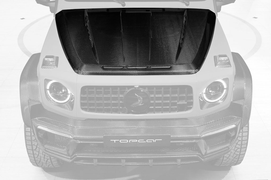 ฝากระโปรงหน้า MERCEDES BENZ G63 4×4² แบบพ่นสี ทรง TOPCAR INFERNO