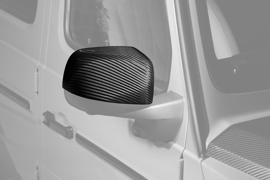 กระจกมองข้าง Carbon Fiber ฝาครอบ MERCEDES BENZ G63 4×4² ทรง TOPCAR INFERNO 2 ชิ้น