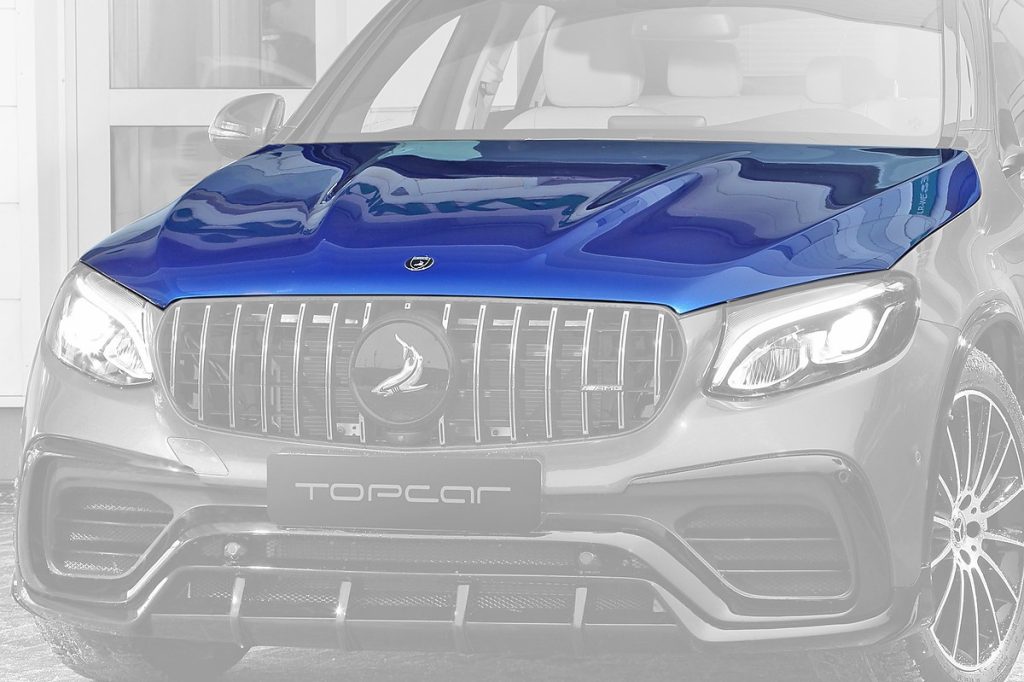 ฝากระโปรงหน้า Carbon Fiber MERCEDES BENZ C253 GLC Coupe แบบพ่นสี ทรง TOPCAR INFERNO