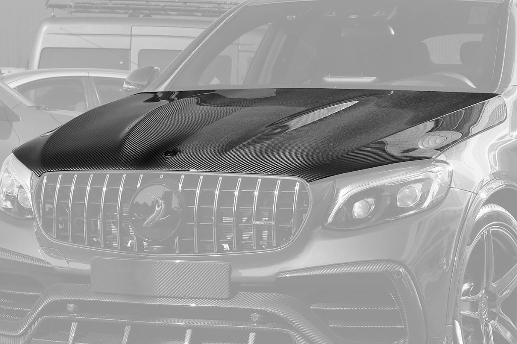 ฝากระโปรงหน้า Carbon Fiber MERCEDES BENZ C253 GLC Coupe ทรง TOPCAR INFERNO