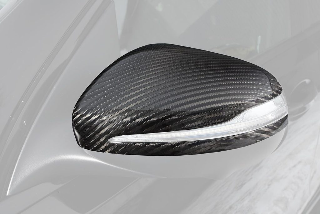 กระจกมองข้าง Carbon Fiber ฝาครอบ MERCEDES BENZ C167 GLE Coupe ทรง TOPCAR INFERNO 2 ชิ้น