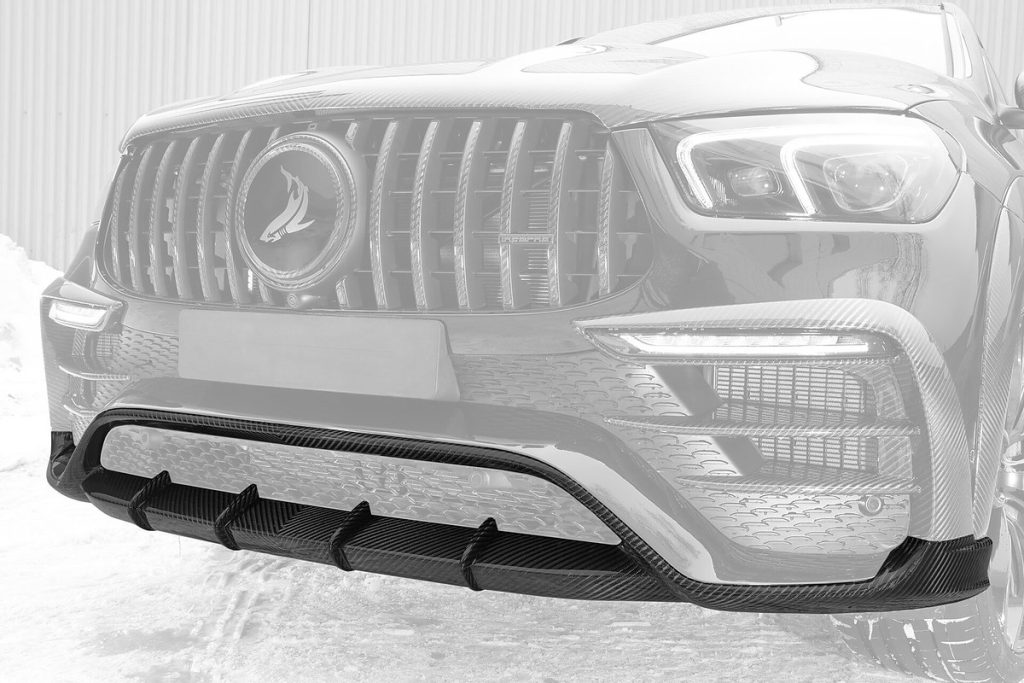 ลิ้นหน้า Carbon Fiber MERCEDES BENZ C167 GLE Coupe แบบพ่นสี ทรง TOPCAR INFERNO