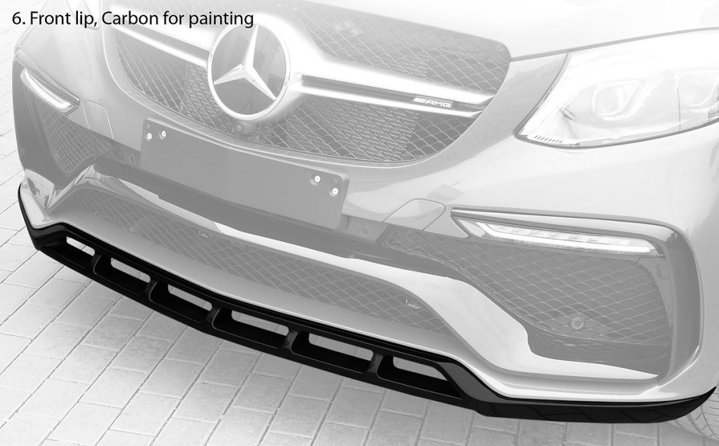 ลิ้นหน้า MERCEDES BENZ C292 GLE Coupe ทรง TOPCAR INFERNO