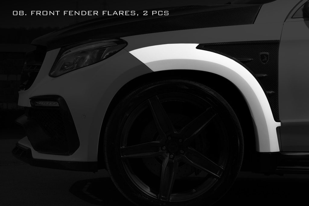 แก้มข้างหน้า MERCEDES BENZ C292 GLE Coupe ทรง TOPCAR INFERNO 2 ชิ้น (Fender Flares)