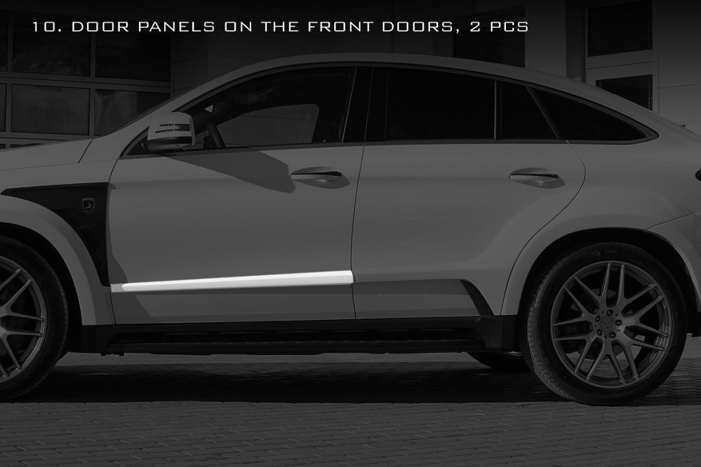 คิ้วประตู MERCEDES BENZ C292 GLE Coupe ทรง TOPCAR INFERNO 2 ชิ้น