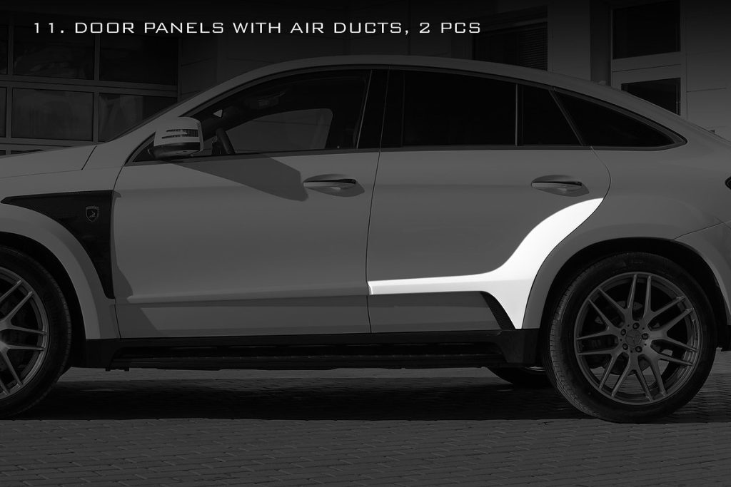 ช่องระบายอากาศ MERCEDES BENZ C292 GLE Coupe ทรง TOPCAR INFERNO 2 ชิ้น
