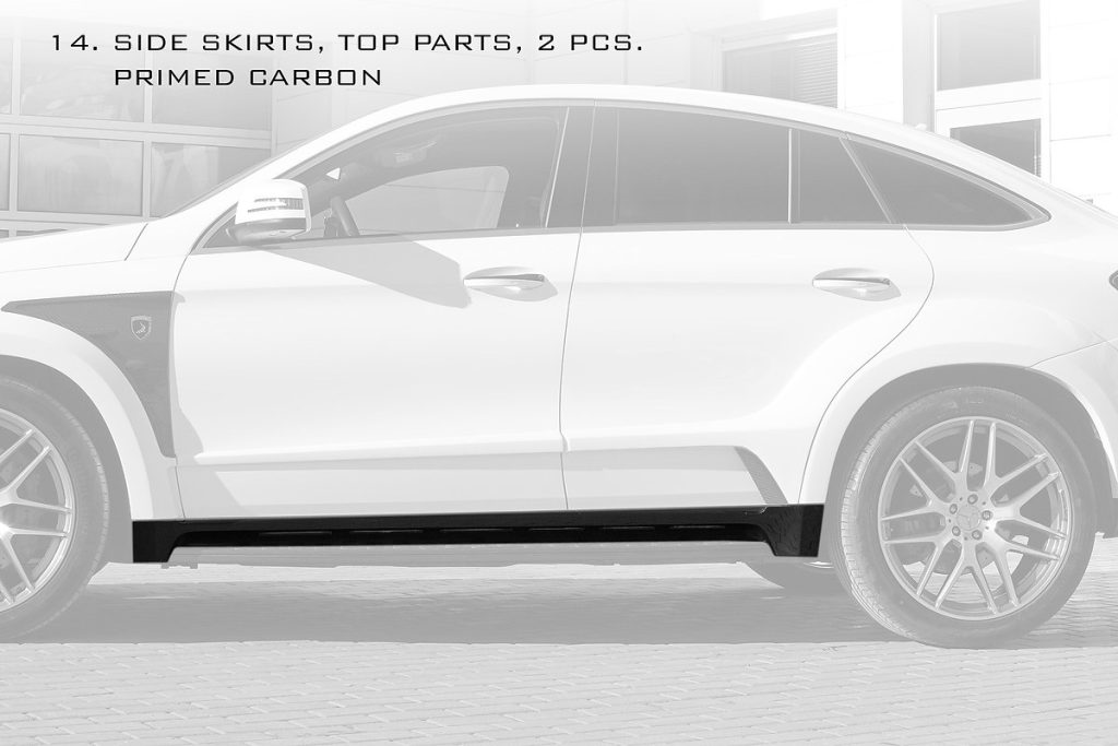 สเกิร์ตข้าง MERCEDES BENZ C292 GLE Coupe ทรง TOPCAR INFERNO 2 ชิ้น