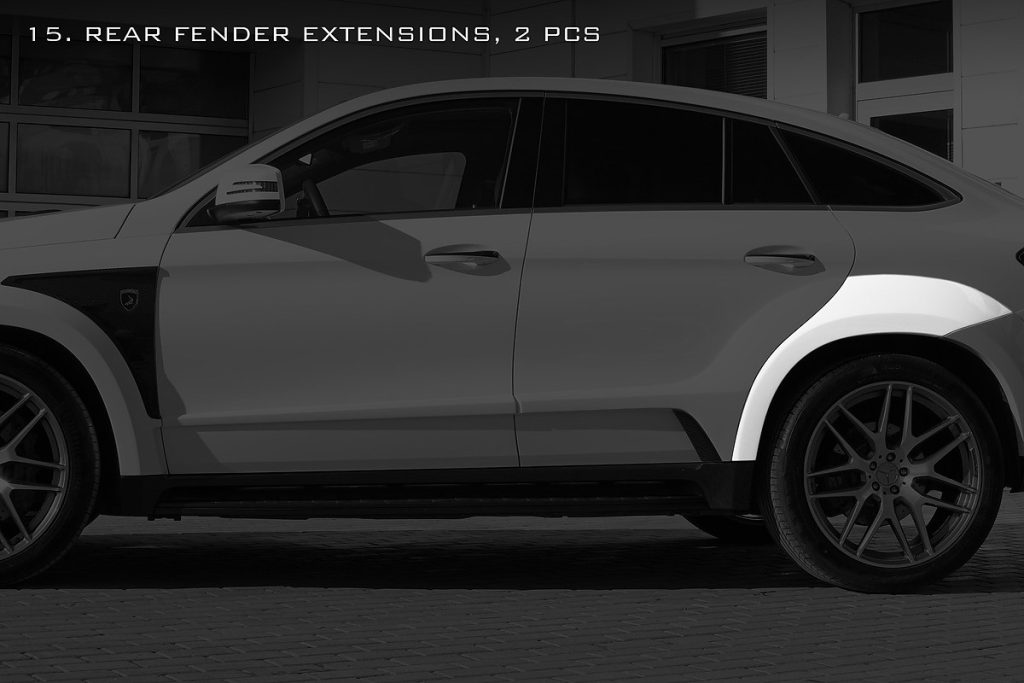 ซุ้มล้อ MERCEDES BENZ C292 GLE Coupe ทรง TOPCAR INFERNO 2 ชิ้น