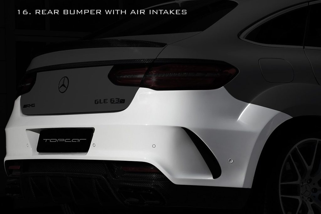 ช่องระบายอากาศ MERCEDES BENZ C292 GLE Coupe ทรง TOPCAR INFERNO