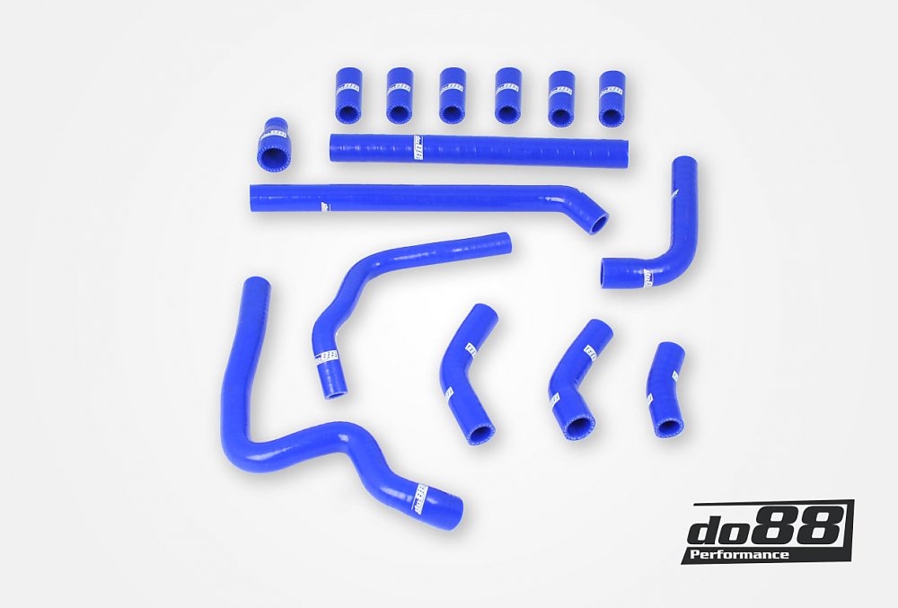 ท่อยางซิลิโคน do88 สีน้ำเงิน สำหรับ Audi RS6 C5 2002-2004 Crankcase vent