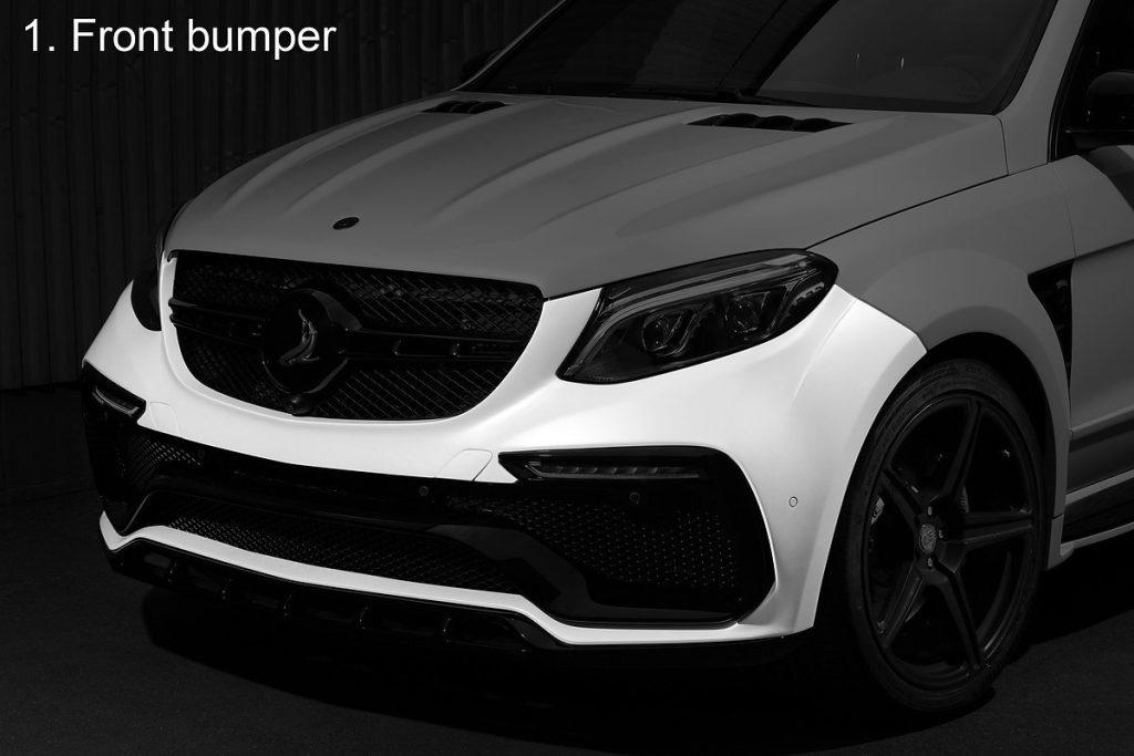 กันชนหน้า MERCEDES BENZ W166 GLE ทรง TOPCAR INFERNO