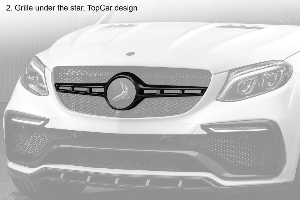กระจังหน้า MERCEDES BENZ W166 GLE ทรง TOPCAR INFERNO