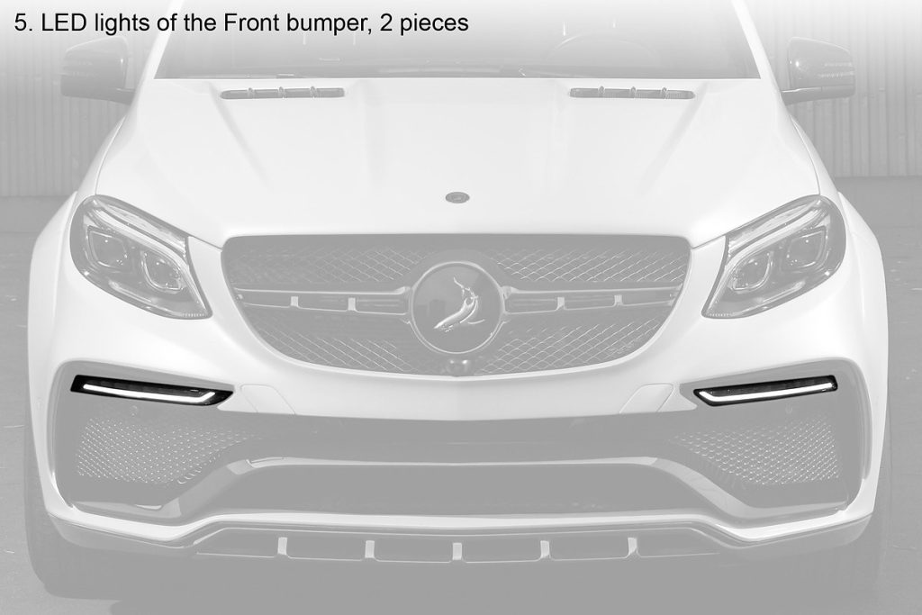 ไฟ MERCEDES BENZ W166 GLE ทรง TOPCAR INFERNO 2 ชิ้น