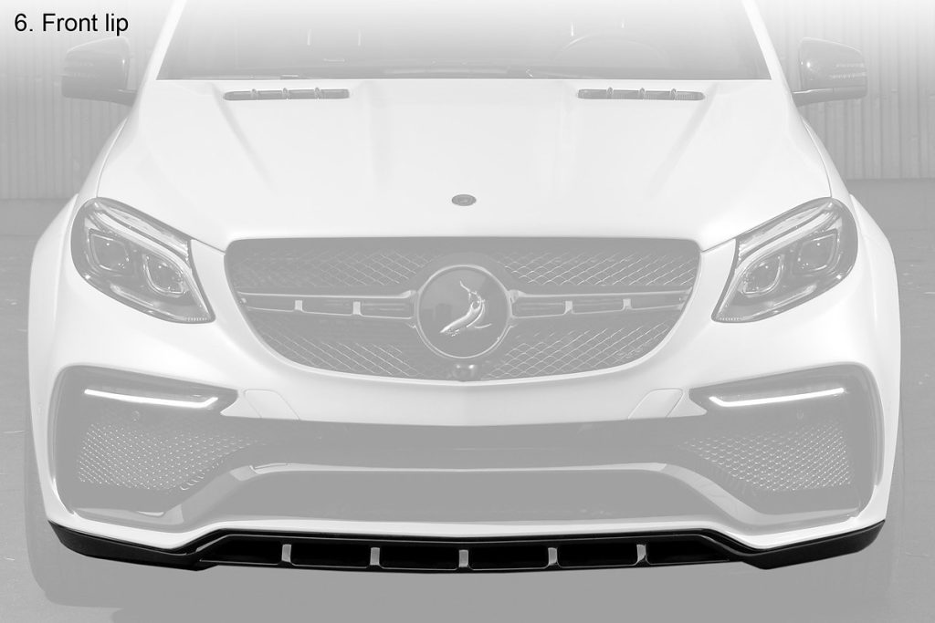 ลิ้นหน้า MERCEDES BENZ W166 GLE ทรง TOPCAR INFERNO