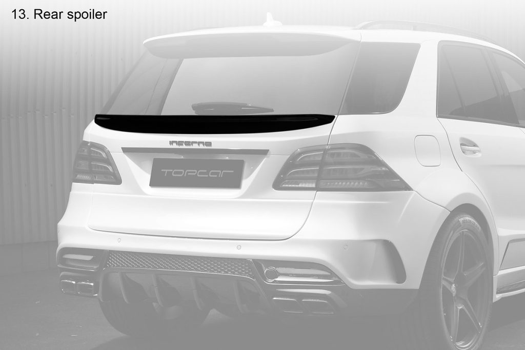 สปอยเลอร์ท้าย MERCEDES BENZ W166 GLE ทรง TOPCAR INFERNO