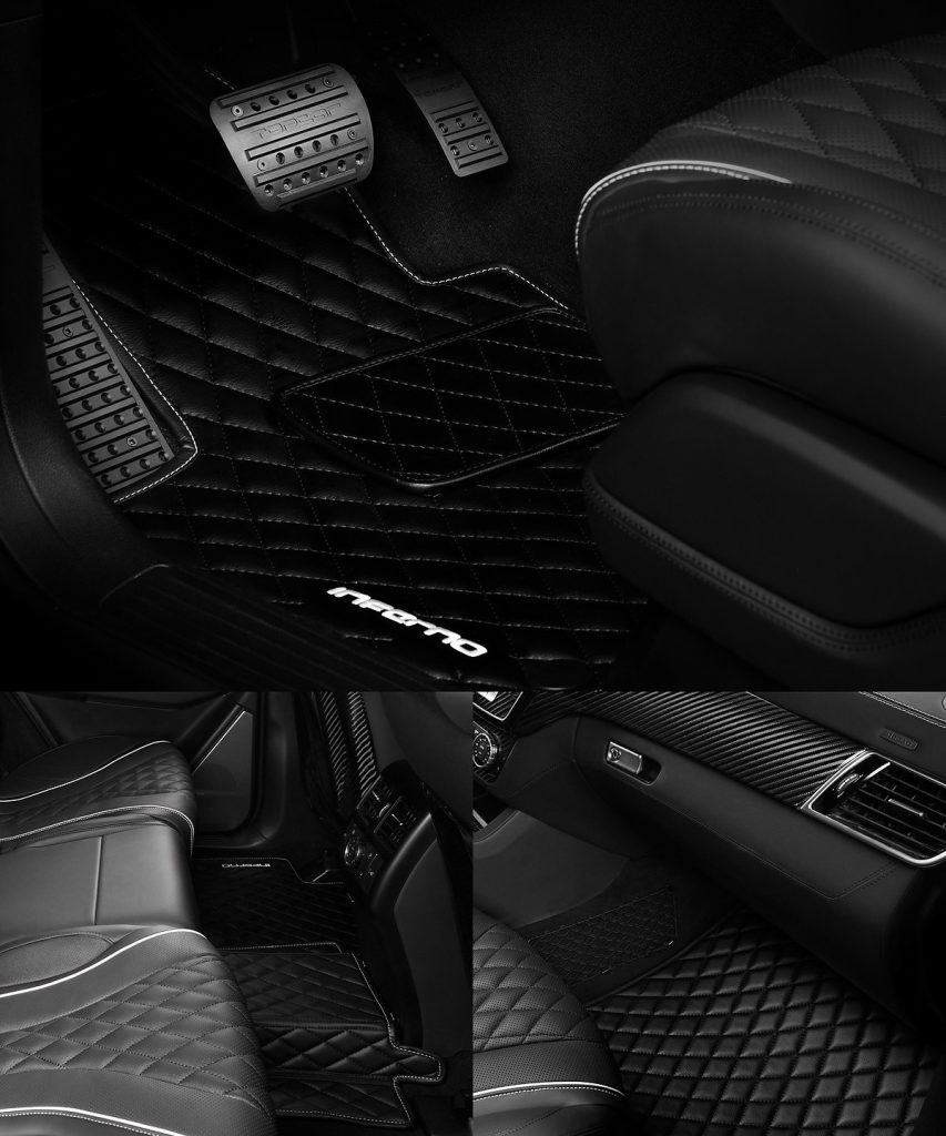 ตกแต่งภายใน ลาย Inferno MERCEDES BENZ W166 GLE ทรง TOPCAR INFERNO (Black.)