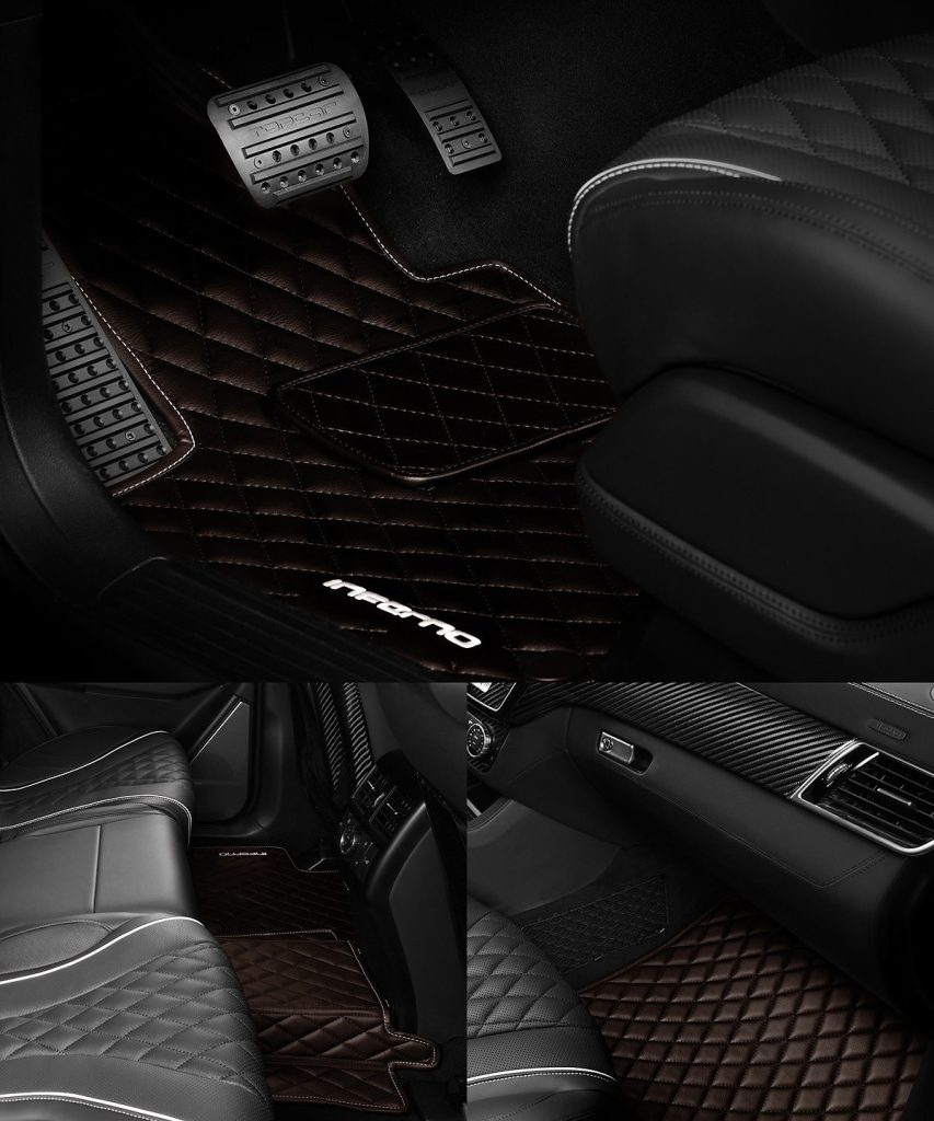 ตกแต่งภายใน ลาย Inferno MERCEDES BENZ W166 GLE ทรง TOPCAR INFERNO (Brown.)