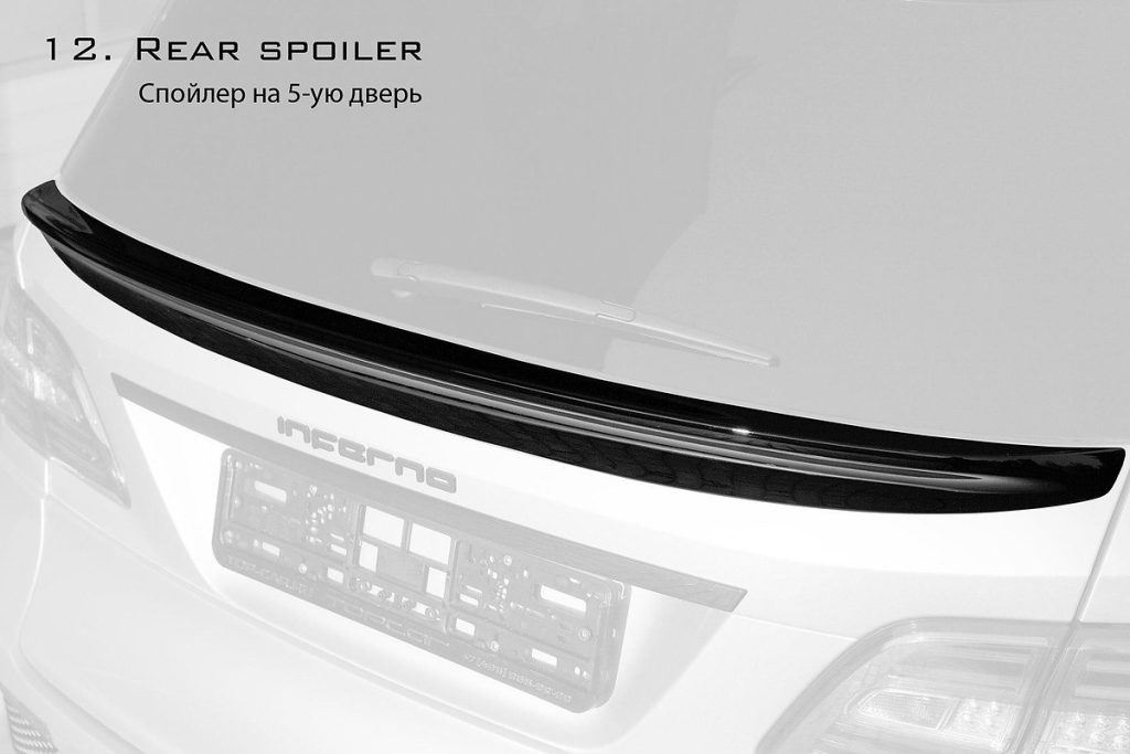 สปอยเลอร์ท้าย MERCEDES BENZ W166 ML63 AMG ทรง TOPCAR INFERNO