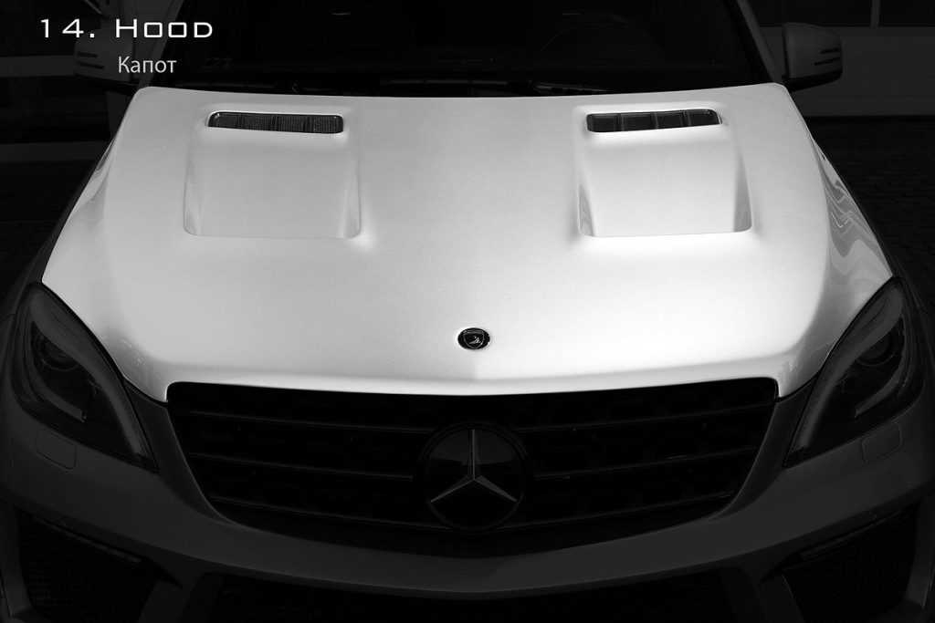 ฝากระโปรงหน้า W166 ML63 AMG ทรง TOPCAR INFERNO