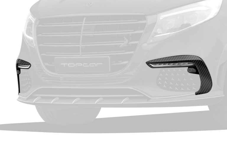 前保险杠 Carbon Fiber 加装件 MERCEDES BENZ W447 V-Class Facelift 款式 TOPCAR INFERNO 2 件