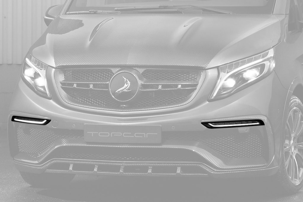 ไฟ MERCEDES BENZ W447 V-Class แบบพ่นสี ทรง TOPCAR 2 ชิ้น