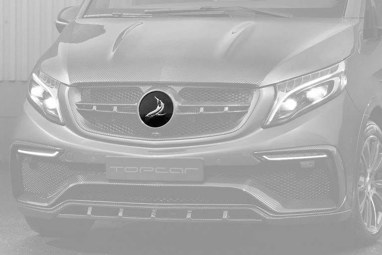前格栅纹路 Shark 中段 MERCEDES BENZ W447 V-Class 喷漆版款式 TOPCAR