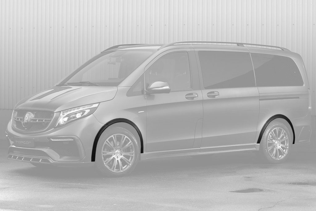 ซุ้มล้อ MERCEDES BENZ W447 V-Class แบบพ่นสี ทรง TOPCAR 4 ชิ้น