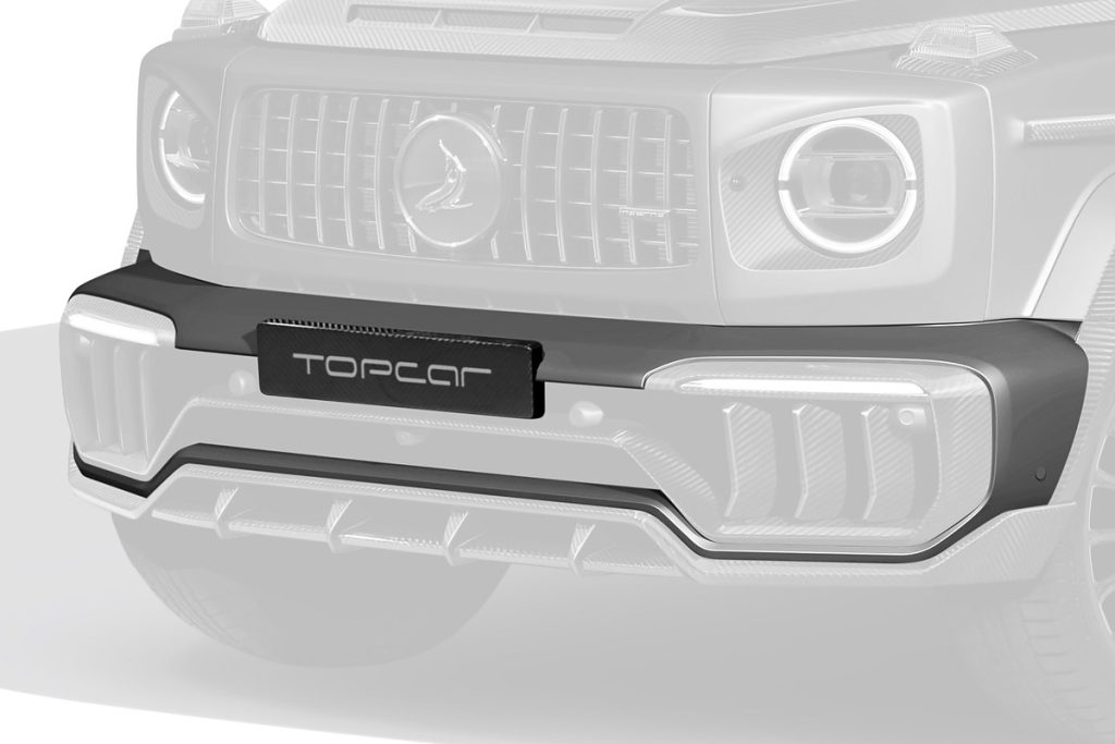 ช่องระบายอากาศ Carbon Fiber MERCEDES BENZ W465 G-Class แบบพ่นสี ทรง TOPCAR INFERNO