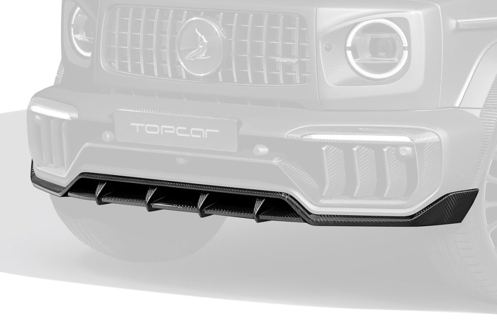 ลิ้นหน้า Carbon Fiber MERCEDES BENZ W465 G-Class ทรง TOPCAR INFERNO