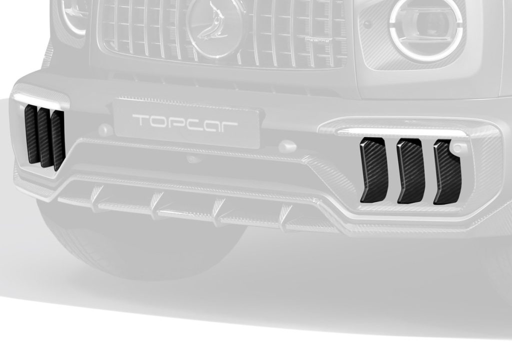 กระจังหน้า Carbon Fiber MERCEDES BENZ W465 G-Class ทรง TOPCAR INFERNO 6 ชิ้น