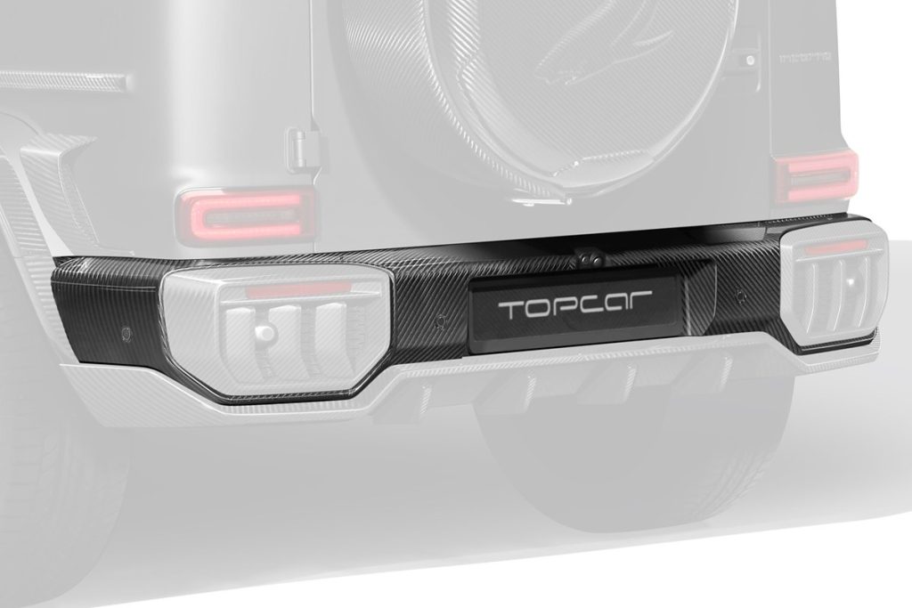 กันชนหลัง Carbon Fiber MERCEDES BENZ W465 G-Class ทรง TOPCAR INFERNO