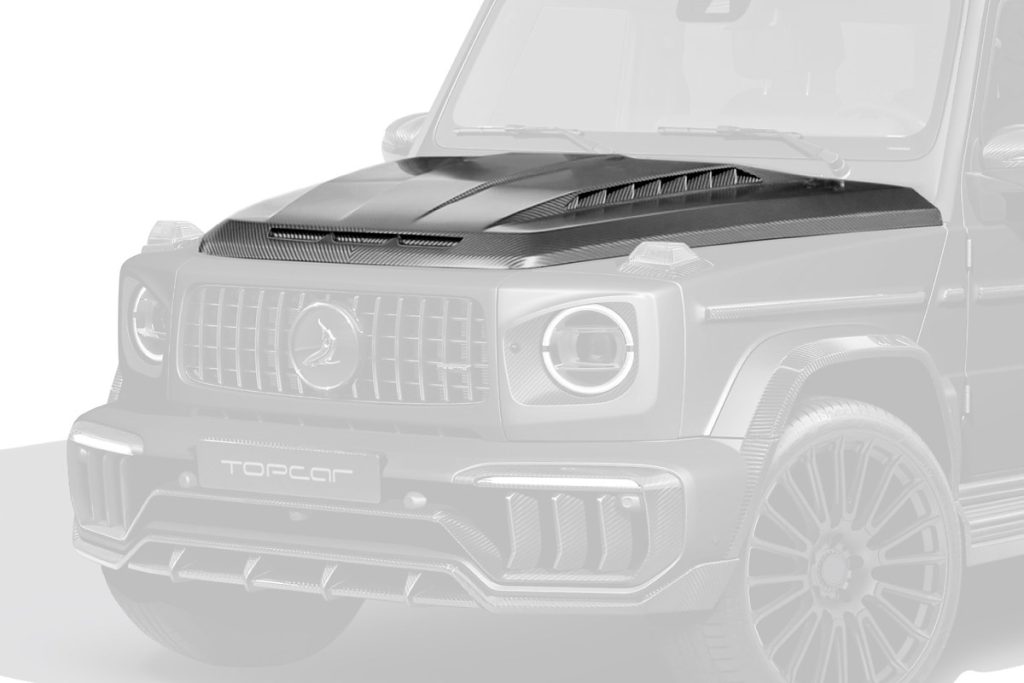 ฝากระโปรงหน้า Carbon Fiber W465 G-Class ทรง TOPCAR INFERNO