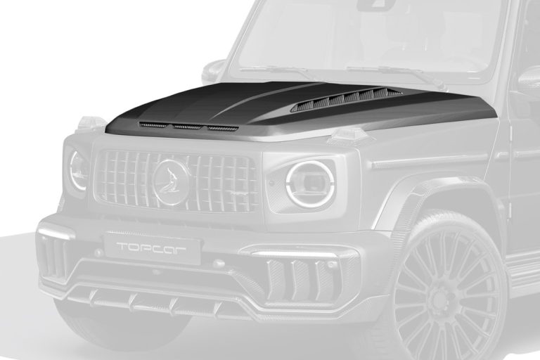 ฝากระโปรงหน้า Carbon Fiber MERCEDES BENZ W465 G-Class แบบพ่นสี ทรง TOPCAR INFERNO