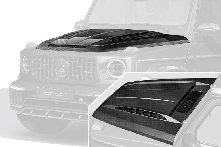 ฝากระโปรงหน้า Carbon Fiber ลาย Aero Style MERCEDES BENZ W465 G-Class ทรง TOPCAR INFERNO