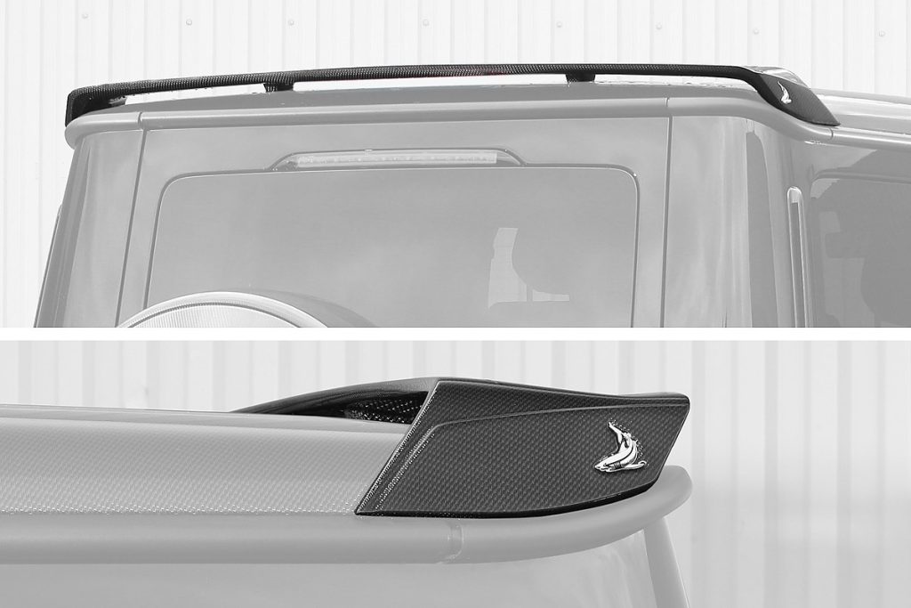 สปอยเลอร์หลังคา Carbon Fiber MERCEDES BENZ W465 G-Class ทรง TOPCAR INFERNO