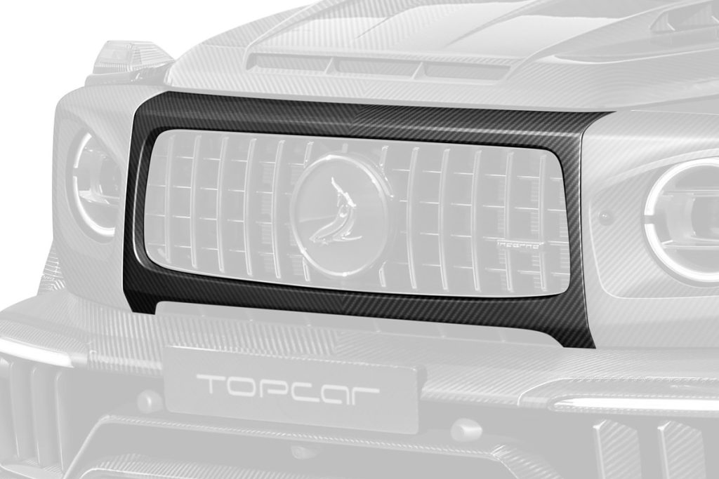 ตกแต่งภายนอก Carbon Fiber ตัวกลาง MERCEDES BENZ W465 G-Class ทรง TOPCAR INFERNO