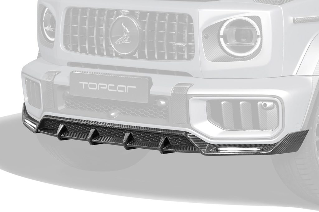 ลิ้นหน้า Carbon Fiber MERCEDES BENZ W465 G-Class ทรง TOPCAR INFERNO Light Pack