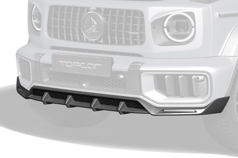 Front Lip Carbon Fiber MERCEDES BENZ W465 G-Class painted style TOPCAR INFERNO Light Pack