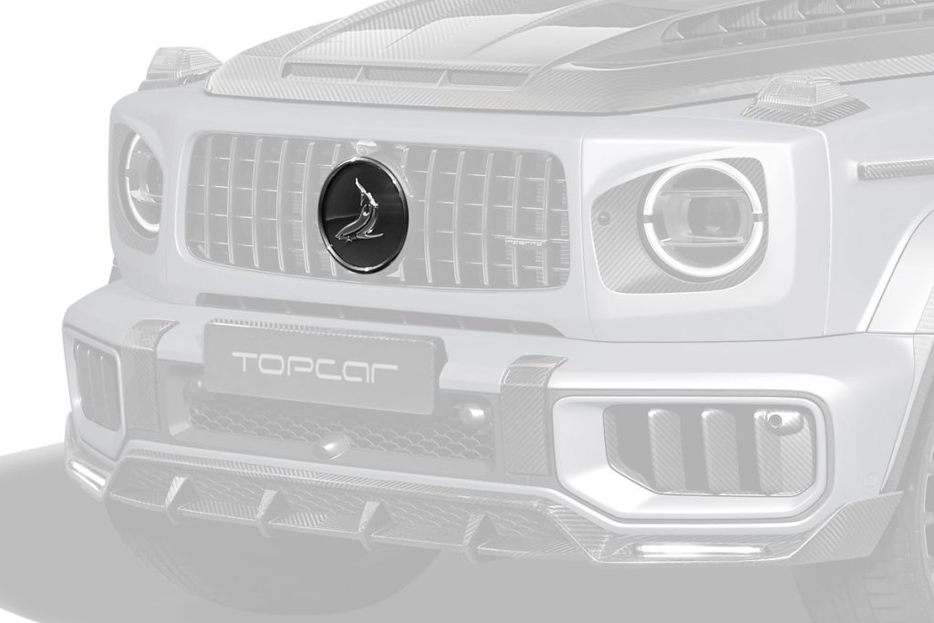 โลโก้ ลาย Shark ฝาครอบ MERCEDES BENZ W465 G-Class ทรง TOPCAR INFERNO Light Pack