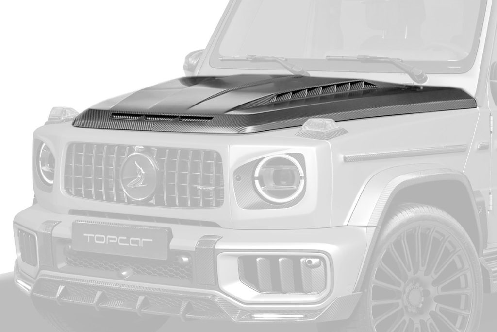 ฝากระโปรงหน้า Carbon Fiber W465 G-Class ทรง TOPCAR INFERNO Light Pack
