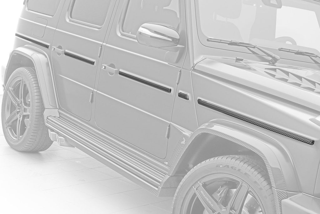 คิ้วแต่ง Carbon Fiber ฝาครอบ MERCEDES BENZ W465 G-Class ทรง TOPCAR INFERNO Light Pack 10 ชิ้น