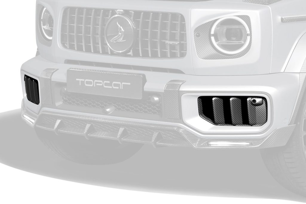 กระจังหน้า Carbon Fiber MERCEDES BENZ W465 G-Class ทรง TOPCAR INFERNO Light Pack 2 ชิ้น