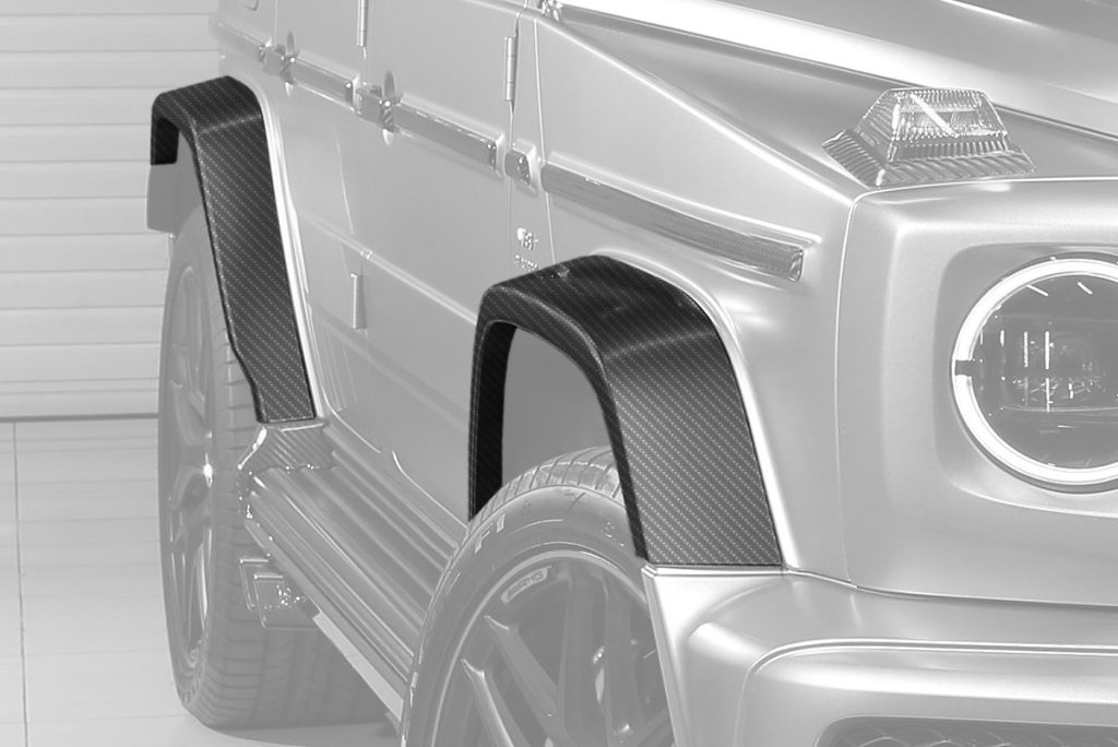 ซุ้มล้อ Carbon Fiber MERCEDES BENZ W465 G-Class ทรง TOPCAR INFERNO Light Pack 4 ชิ้น