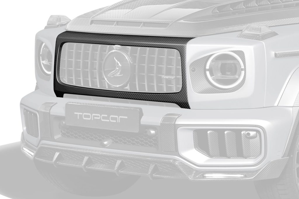 ตกแต่งภายนอก Carbon Fiber ตัวกลาง MERCEDES BENZ W465 G-Class ทรง TOPCAR INFERNO Light Pack